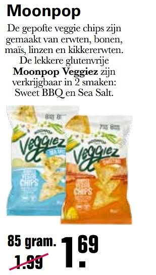 Aanbiedingen Moonpop veggiez - Moonpop - Geldig van 12/01/2022 tot 29/01/2022 bij De Online Drogist