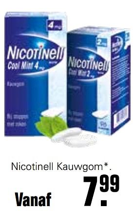 Aanbiedingen Nicotinell kauwgom - nicotinell - Geldig van 12/01/2022 tot 29/01/2022 bij De Online Drogist