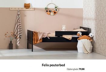 Aanbiedingen Felix peuterbed opberglade - Felix - Geldig van 18/01/2022 tot 31/01/2022 bij Babypark