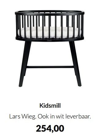 Aanbiedingen Kidsmill lars wieg - Kidsmill - Geldig van 18/01/2022 tot 31/01/2022 bij Babypark
