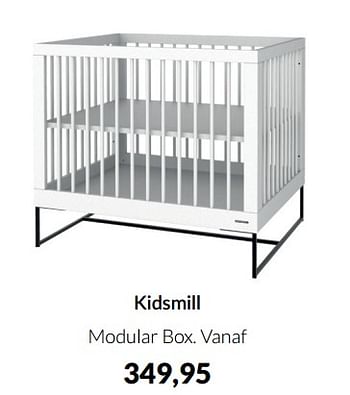 Aanbiedingen Kidsmill modular box - Kidsmill - Geldig van 18/01/2022 tot 31/01/2022 bij Babypark
