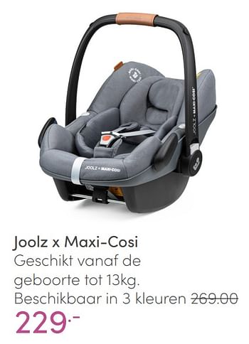 Aanbiedingen Joolz x maxi-cosi - Joolz - Geldig van 23/01/2022 tot 29/01/2022 bij Baby & Tiener Megastore