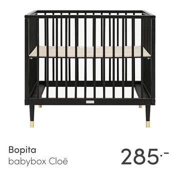 Aanbiedingen Bopita babybox cloë - Bopita - Geldig van 23/01/2022 tot 29/01/2022 bij Baby & Tiener Megastore