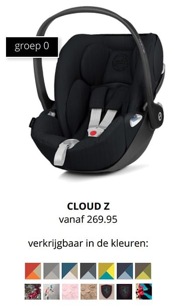 Aanbiedingen Cloud z - Cybex - Geldig van 23/01/2022 tot 29/01/2022 bij Baby & Tiener Megastore