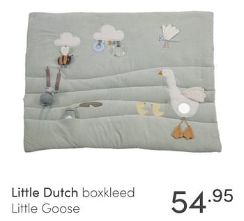 Aanbiedingen Little dutch boxkleed little goose - Little Dutch - Geldig van 23/01/2022 tot 29/01/2022 bij Baby & Tiener Megastore