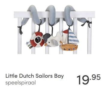Aanbiedingen Little dutch sailors bay speelspiraal - Little Dutch - Geldig van 23/01/2022 tot 29/01/2022 bij Baby & Tiener Megastore