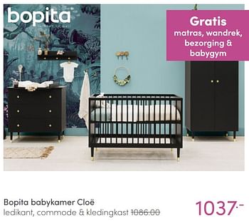 Aanbiedingen Bopita babykamer cloë - Bopita - Geldig van 23/01/2022 tot 29/01/2022 bij Baby & Tiener Megastore