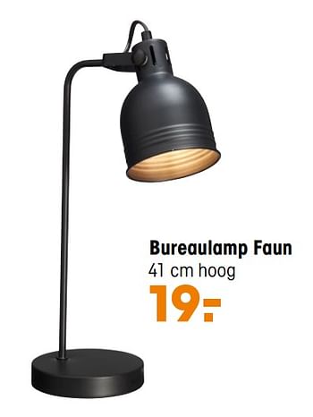 Aanbiedingen Bureaulamp faun - Huismerk - Kwantum - Geldig van 24/01/2022 tot 13/02/2022 bij Kwantum