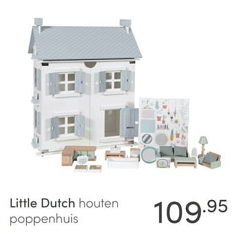 Aanbiedingen Little dutch houten poppenhuis - Little Dutch - Geldig van 23/01/2022 tot 29/01/2022 bij Baby & Tiener Megastore