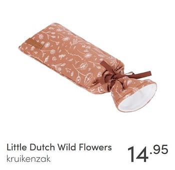 Aanbiedingen Little dutch wild flowers kruikenzak - Little Dutch - Geldig van 23/01/2022 tot 29/01/2022 bij Baby & Tiener Megastore