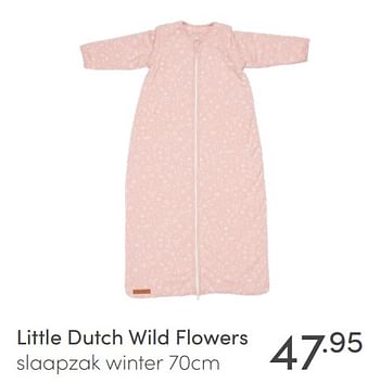 Aanbiedingen Little dutch wild flowers slaapzak winter - Little Dutch - Geldig van 23/01/2022 tot 29/01/2022 bij Baby & Tiener Megastore