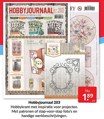 Aanbiedingen Hobbyzine plus 046 - Huismerk - Boekenvoordeel - Geldig van 30/01/2022 tot 06/02/2022 bij Boekenvoordeel