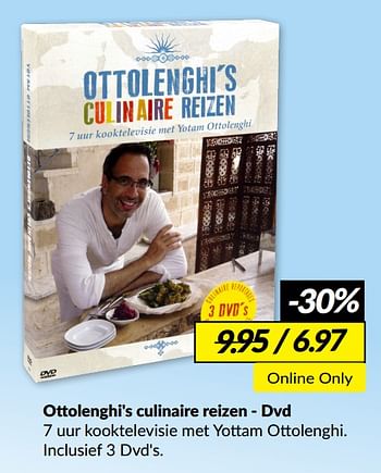 Aanbiedingen Ottolenghi`s culinaire reizen - dvd - Huismerk - Boekenvoordeel - Geldig van 30/01/2022 tot 06/02/2022 bij Boekenvoordeel