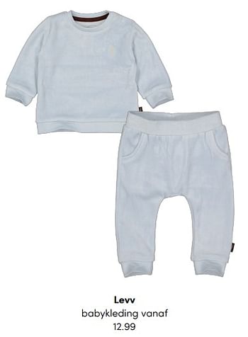 Aanbiedingen Levv babykleding - LEVV - Geldig van 30/01/2022 tot 05/02/2022 bij Baby & Tiener Megastore