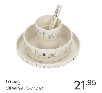 Aanbiedingen Lassig dinerset garden - Lassig - Geldig van 30/01/2022 tot 05/02/2022 bij Baby & Tiener Megastore