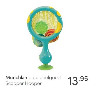 Aanbiedingen Munchkin badspeelgoed scooper hooper - Munchkin - Geldig van 30/01/2022 tot 05/02/2022 bij Baby & Tiener Megastore