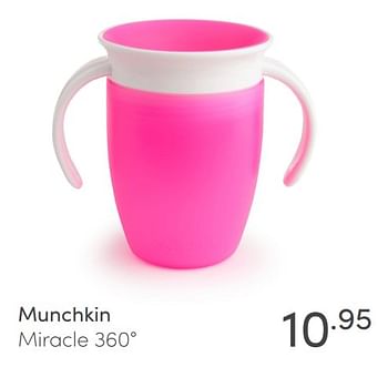 Aanbiedingen Munchkin miracle 360° - Munchkin - Geldig van 30/01/2022 tot 05/02/2022 bij Baby & Tiener Megastore