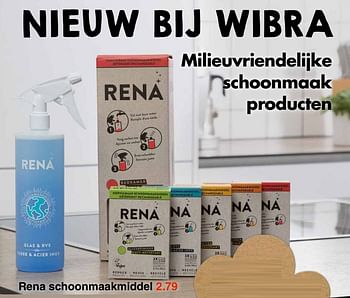 Aanbiedingen Rena schoonmaakmiddel - Rena - Geldig van 31/01/2022 tot 13/02/2022 bij Wibra