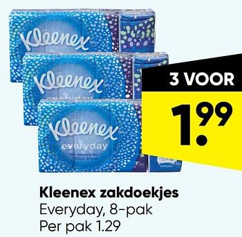 Aanbiedingen Kleenex zakdoekjes - Kleenex - Geldig van 23/01/2022 tot 06/02/2022 bij Big Bazar