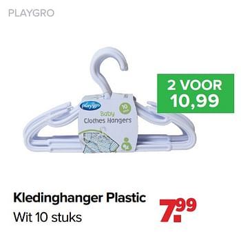 Aanbiedingen Kledinghanger plastic - Playgro - Geldig van 31/01/2022 tot 26/02/2022 bij Baby-Dump