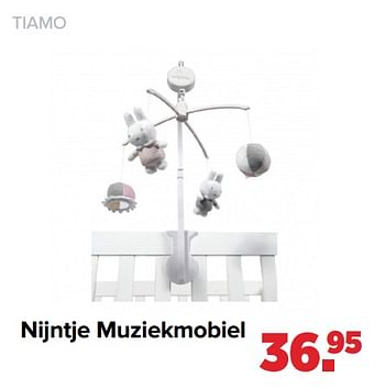 Aanbiedingen Nijntje muziekmobiel - Tiamo - Geldig van 31/01/2022 tot 26/02/2022 bij Baby-Dump