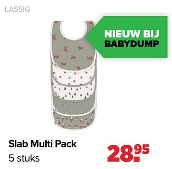Aanbiedingen Slab multi pack - Lassig - Geldig van 31/01/2022 tot 26/02/2022 bij Baby-Dump