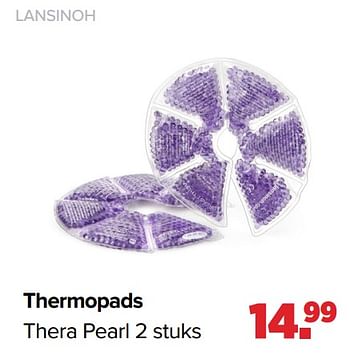 Aanbiedingen Thermopads thera pearl - Lansinoh - Geldig van 31/01/2022 tot 26/02/2022 bij Baby-Dump