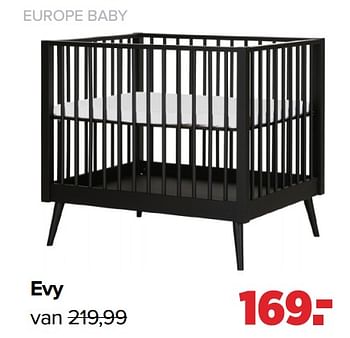 Aanbiedingen Evy - Europe baby - Geldig van 31/01/2022 tot 26/02/2022 bij Baby-Dump