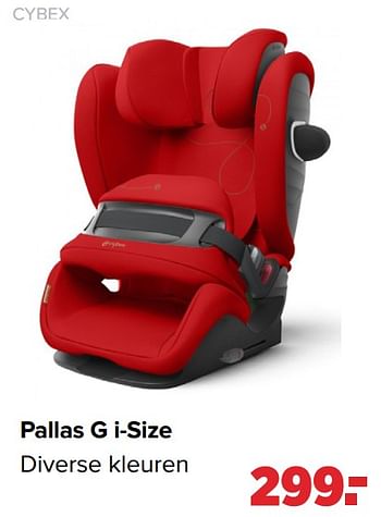 Aanbiedingen Pallas g i-size - Cybex - Geldig van 31/01/2022 tot 26/02/2022 bij Baby-Dump