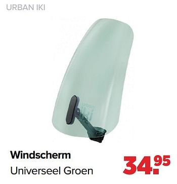 Aanbiedingen Windscherm universeel groen - Urban - Geldig van 31/01/2022 tot 26/02/2022 bij Baby-Dump