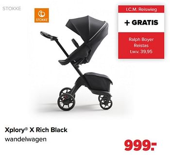 Aanbiedingen Xplory x rich black - Stokke - Geldig van 31/01/2022 tot 26/02/2022 bij Baby-Dump