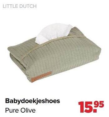 Aanbiedingen Babydoekjeshoes pure olive - Little Dutch - Geldig van 31/01/2022 tot 26/02/2022 bij Baby-Dump