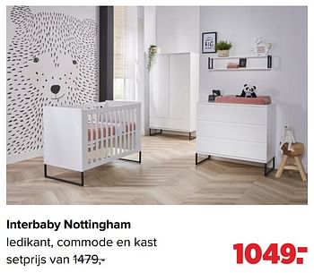 Aanbiedingen Interbaby nottingham - Interbaby - Geldig van 31/01/2022 tot 26/02/2022 bij Baby-Dump