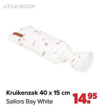 Aanbiedingen Kruikenzak sailors bay white - Little Dutch - Geldig van 31/01/2022 tot 26/02/2022 bij Baby-Dump