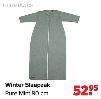 Aanbiedingen Winter slaapzak pure mint - Little Dutch - Geldig van 31/01/2022 tot 26/02/2022 bij Baby-Dump