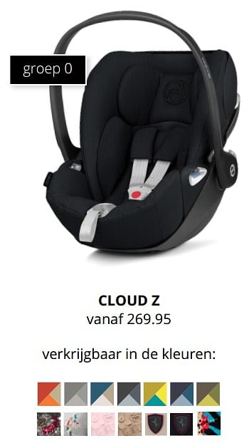 Aanbiedingen Cloud z - Cybex - Geldig van 06/02/2022 tot 12/02/2022 bij Baby & Tiener Megastore