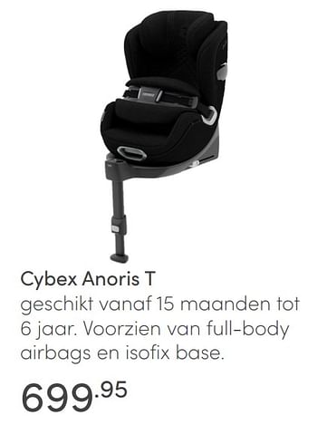Aanbiedingen Cybex anoris t - Cybex - Geldig van 06/02/2022 tot 12/02/2022 bij Baby & Tiener Megastore