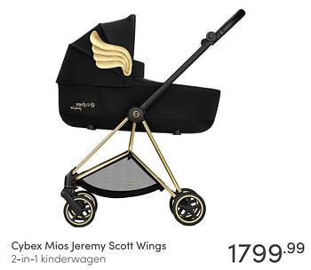 Aanbiedingen Cybex mios jeremy scott wings - Cybex - Geldig van 06/02/2022 tot 12/02/2022 bij Baby & Tiener Megastore