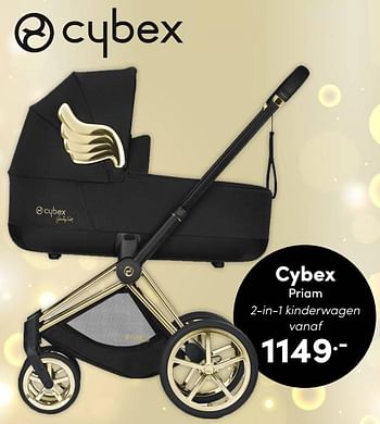 Aanbiedingen Cybex priam 2-in-1 kinderwagen - Cybex - Geldig van 06/02/2022 tot 12/02/2022 bij Baby & Tiener Megastore