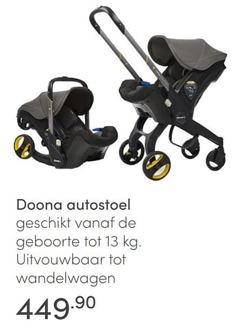 Aanbiedingen Doona autostoel - Doona - Geldig van 06/02/2022 tot 12/02/2022 bij Baby & Tiener Megastore