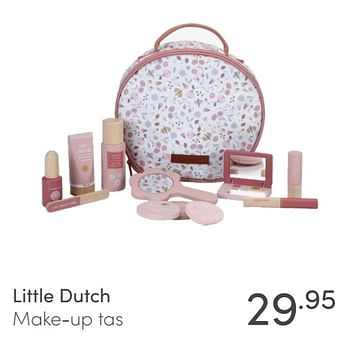 Aanbiedingen Little dutch make-up tas - Little Dutch - Geldig van 06/02/2022 tot 12/02/2022 bij Baby & Tiener Megastore