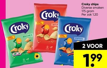 Aanbiedingen Croky chips - Croky - Geldig van 07/02/2022 tot 27/02/2022 bij Big Bazar