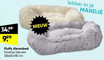 Aanbiedingen Fluffy dierenbed - Fluffy - Geldig van 07/02/2022 tot 27/02/2022 bij Big Bazar