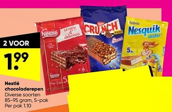 Aanbiedingen Nestlé chocoladerepen - Nestlé - Geldig van 07/02/2022 tot 27/02/2022 bij Big Bazar