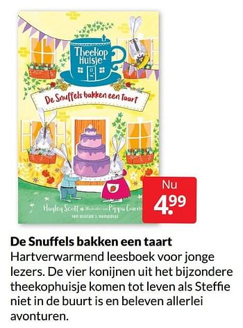 Aanbiedingen De snuffels bakken een taart - Huismerk - Boekenvoordeel - Geldig van 07/02/2022 tot 13/02/2022 bij Boekenvoordeel
