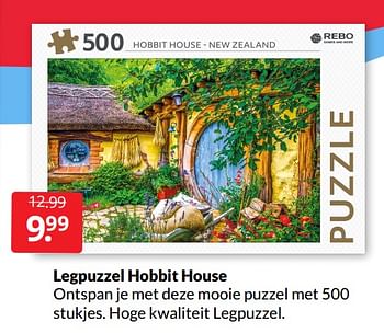 Aanbiedingen Legpuzzel hobbit house - Huismerk - Boekenvoordeel - Geldig van 07/02/2022 tot 13/02/2022 bij Boekenvoordeel