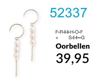 Aanbiedingen Oorbellen - Friihof+siig - Geldig van 02/02/2022 tot 31/03/2022 bij Bonaparte