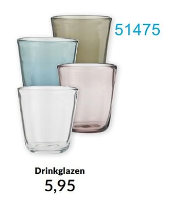 Aanbiedingen Drinkglazen - IB - Geldig van 02/02/2022 tot 31/03/2022 bij Bonaparte