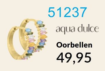 Aanbiedingen Oorbellen - Aqua Dulce - Geldig van 02/02/2022 tot 31/03/2022 bij Bonaparte