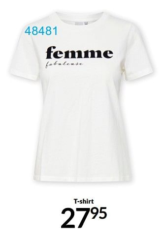 Aanbiedingen T-shirt - Ichi - Geldig van 02/02/2022 tot 31/03/2022 bij Bonaparte